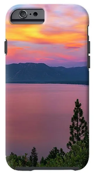 South Lake Tahoe Sunset By Brad Scott - Phone Case