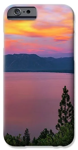 South Lake Tahoe Sunset By Brad Scott - Phone Case