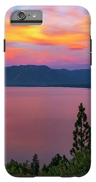 South Lake Tahoe Sunset By Brad Scott - Phone Case