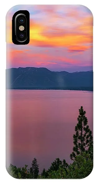 South Lake Tahoe Sunset By Brad Scott - Phone Case