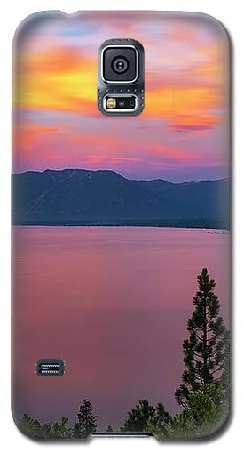 South Lake Tahoe Sunset By Brad Scott - Phone Case