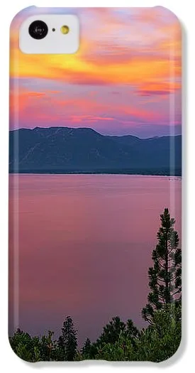 South Lake Tahoe Sunset By Brad Scott - Phone Case