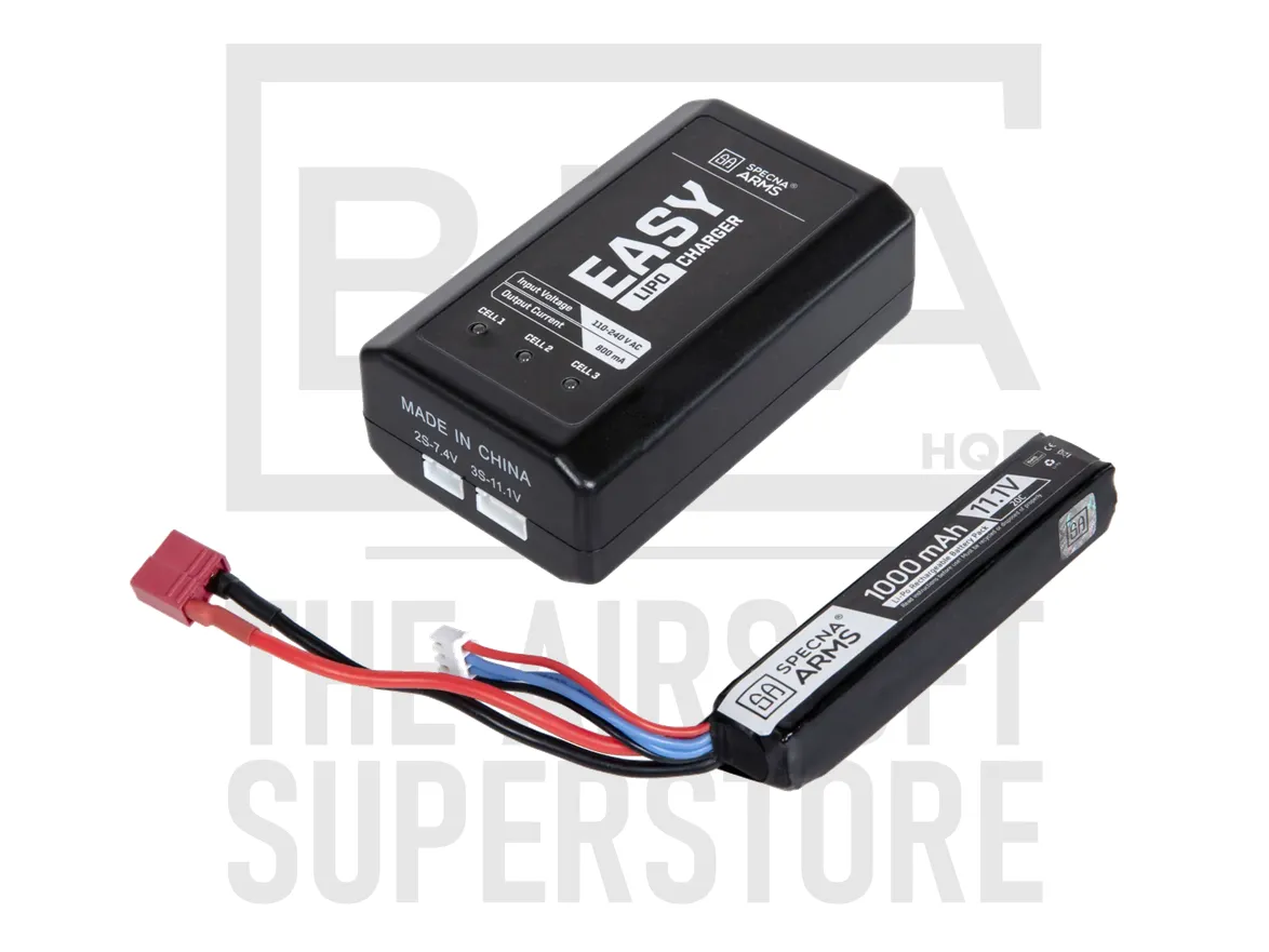 Specna Arms EASY charger and 11.1V 1000 mAh Battery Set