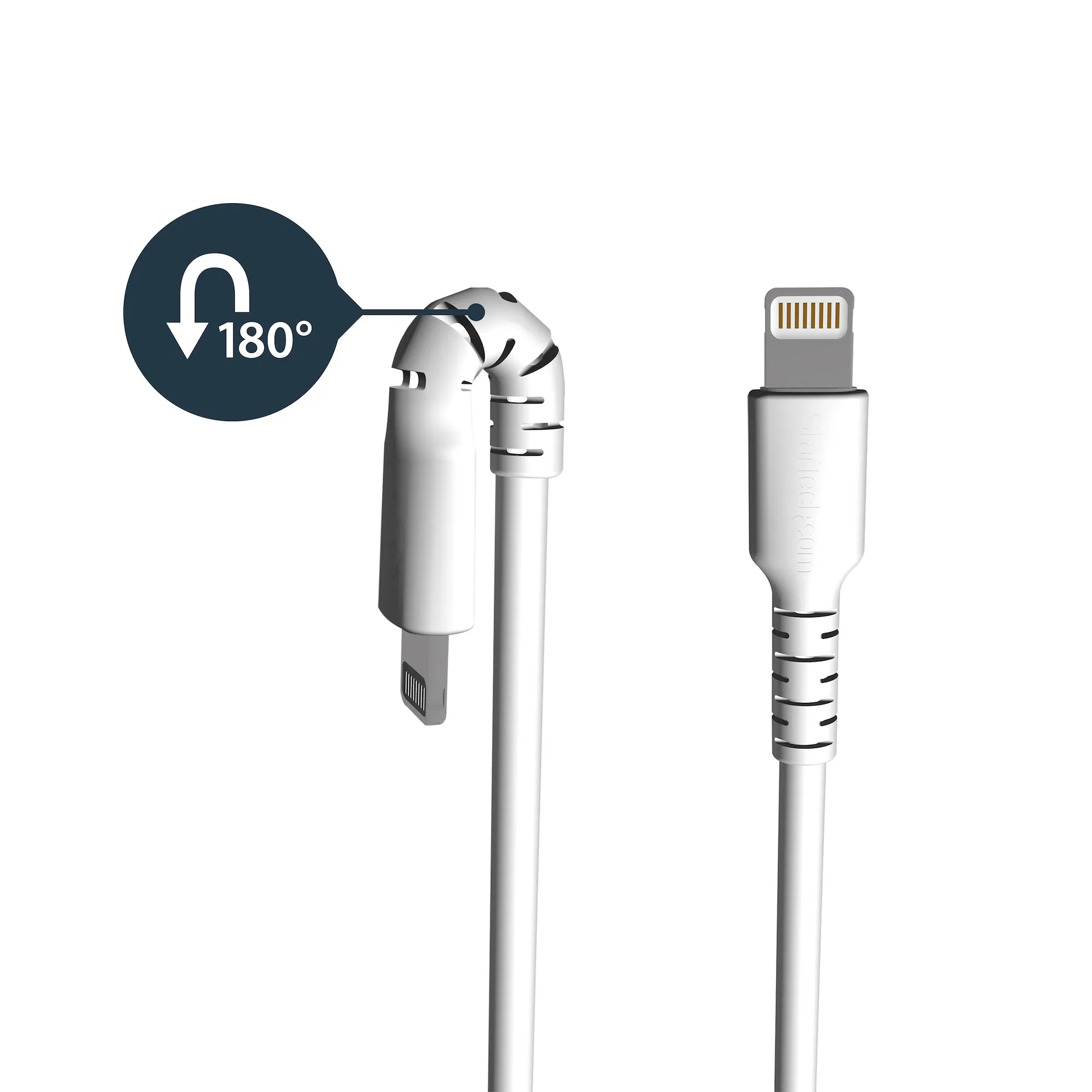 Startech.Com 3 Ft(1M) Durable White Usb-A To Lightning Cable, Heavy Duty Rugged Aramid Fiber Usb Type A To Lightning Cha