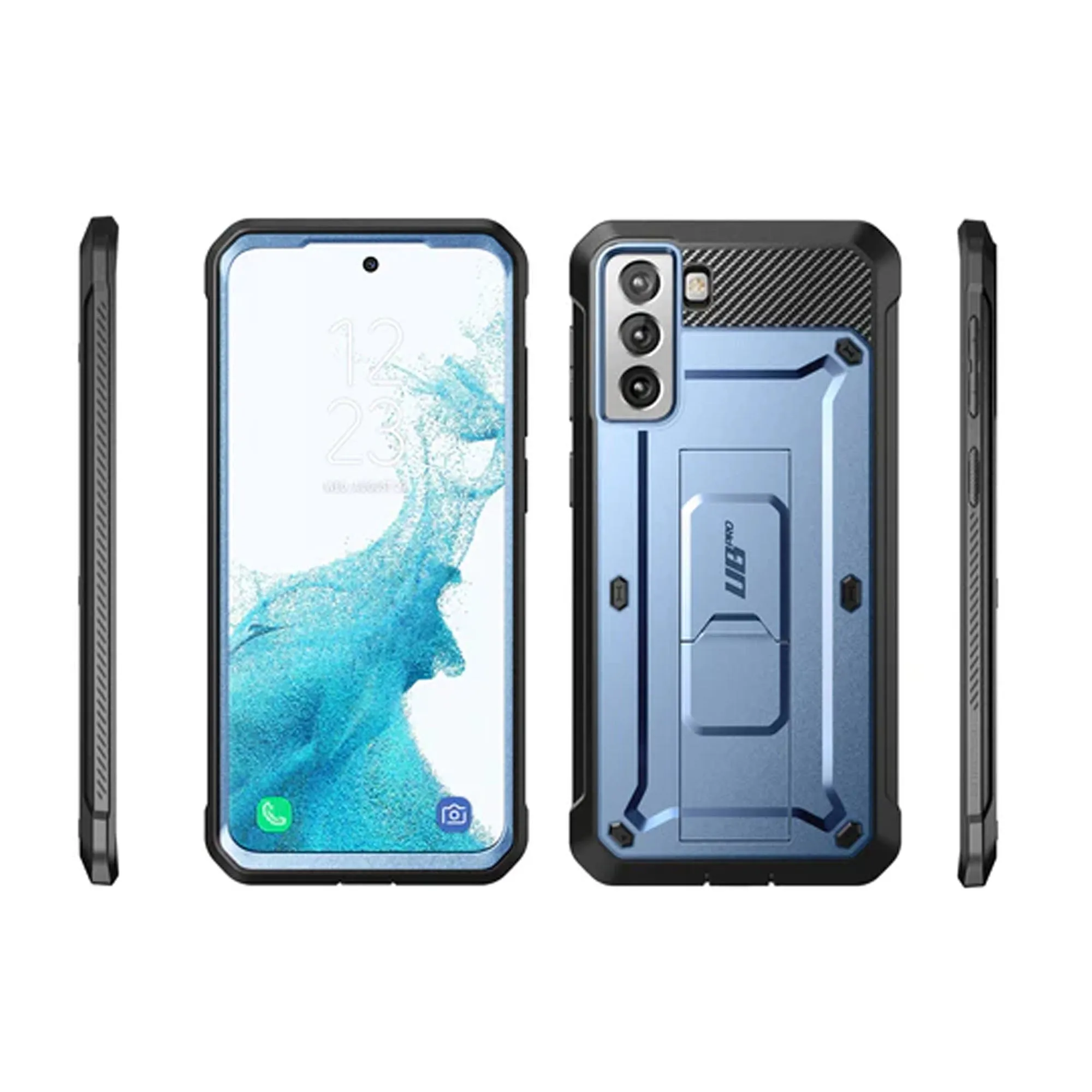 Supcase Unicorn Beetle Pro Rugged Case for Samsung Galaxy S22 - Metallic Blue (Barcode: 843439116085 )