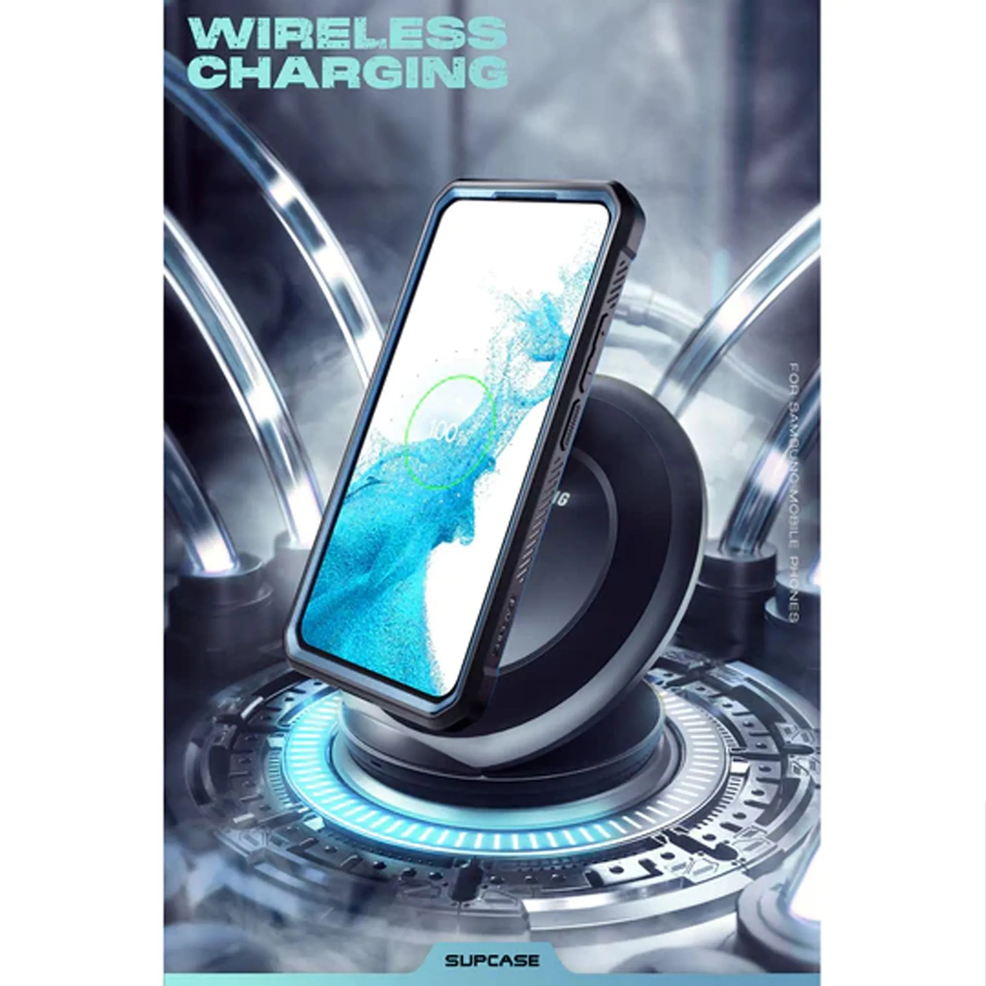 Supcase Unicorn Beetle Pro Rugged Case for Samsung Galaxy S22 - Metallic Blue (Barcode: 843439116085 )