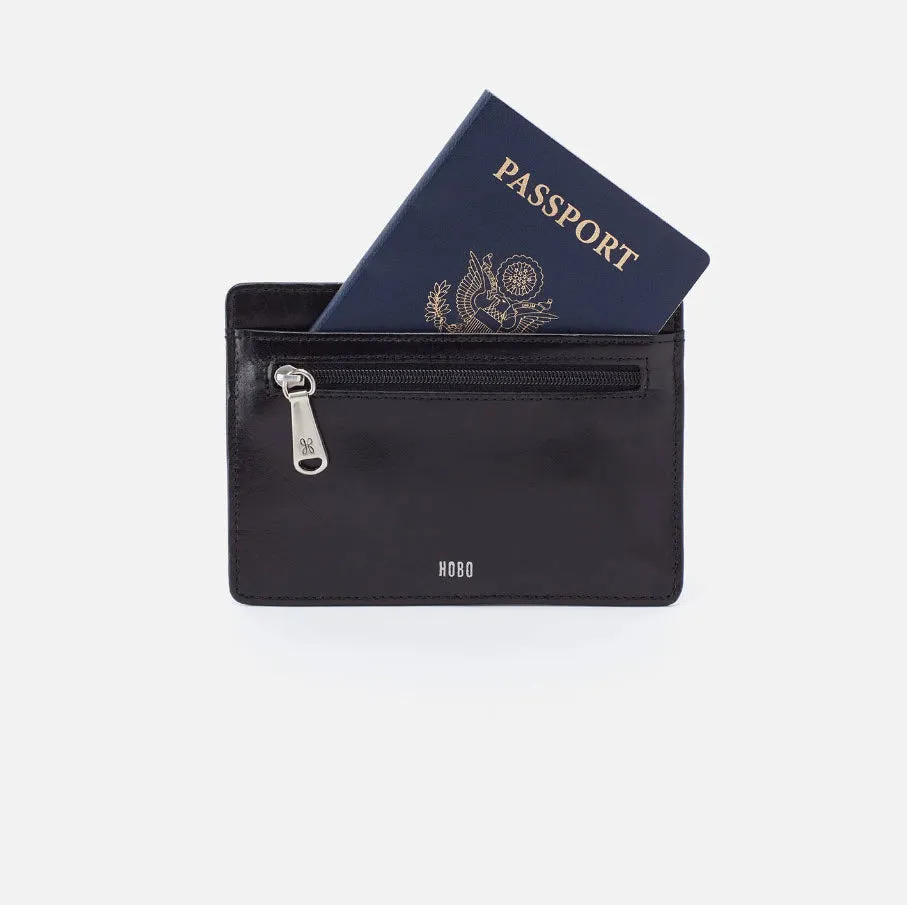 The Euro Slide Card Case in Black