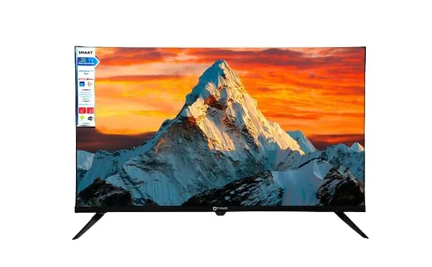 TIAMO 43 Inch Smart LED TV (109Cm) Android HD Frame-Less Series with Built-in Wi-Fi Pre-Installed Apps Slim and Sleek 2 Years Warranty (Black)