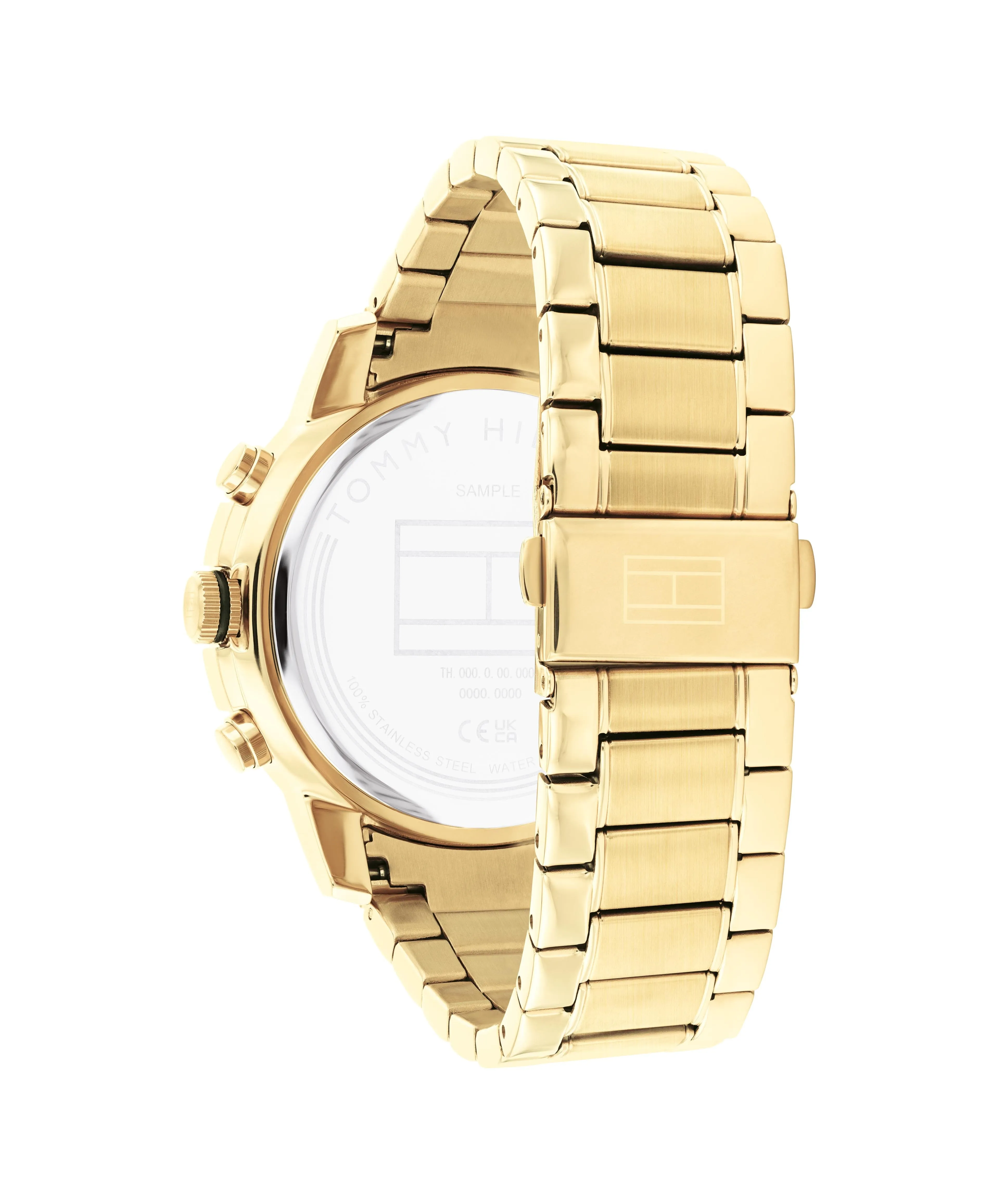 Tommy Hilfiger Troy Ionic Plated Thin Gold Steel White Dial Men's Watch 1792127