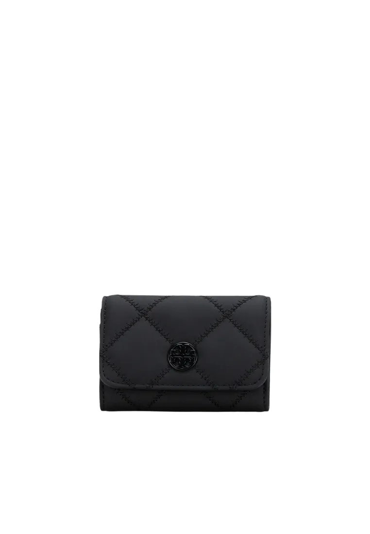 Tory Burch Willa Card Case Matte In Black 150057