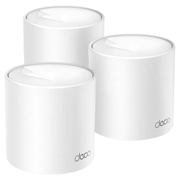 TP Link AX1500 Whole Home Mesh Wi-Fi 6 System - White | DECO X1500(3-PACK)