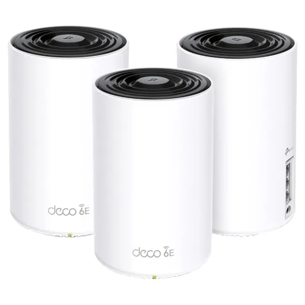 TP Link AXE5400 Tri-Band Mesh Wi-Fi 6E System - White | DECO XE753-PACK