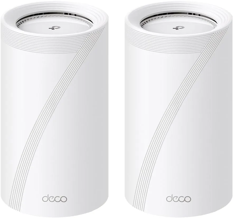 TP-Link Deco BE75 BE17000 Tri Band Whole Home Mesh WiFi 7 System (2件裝)