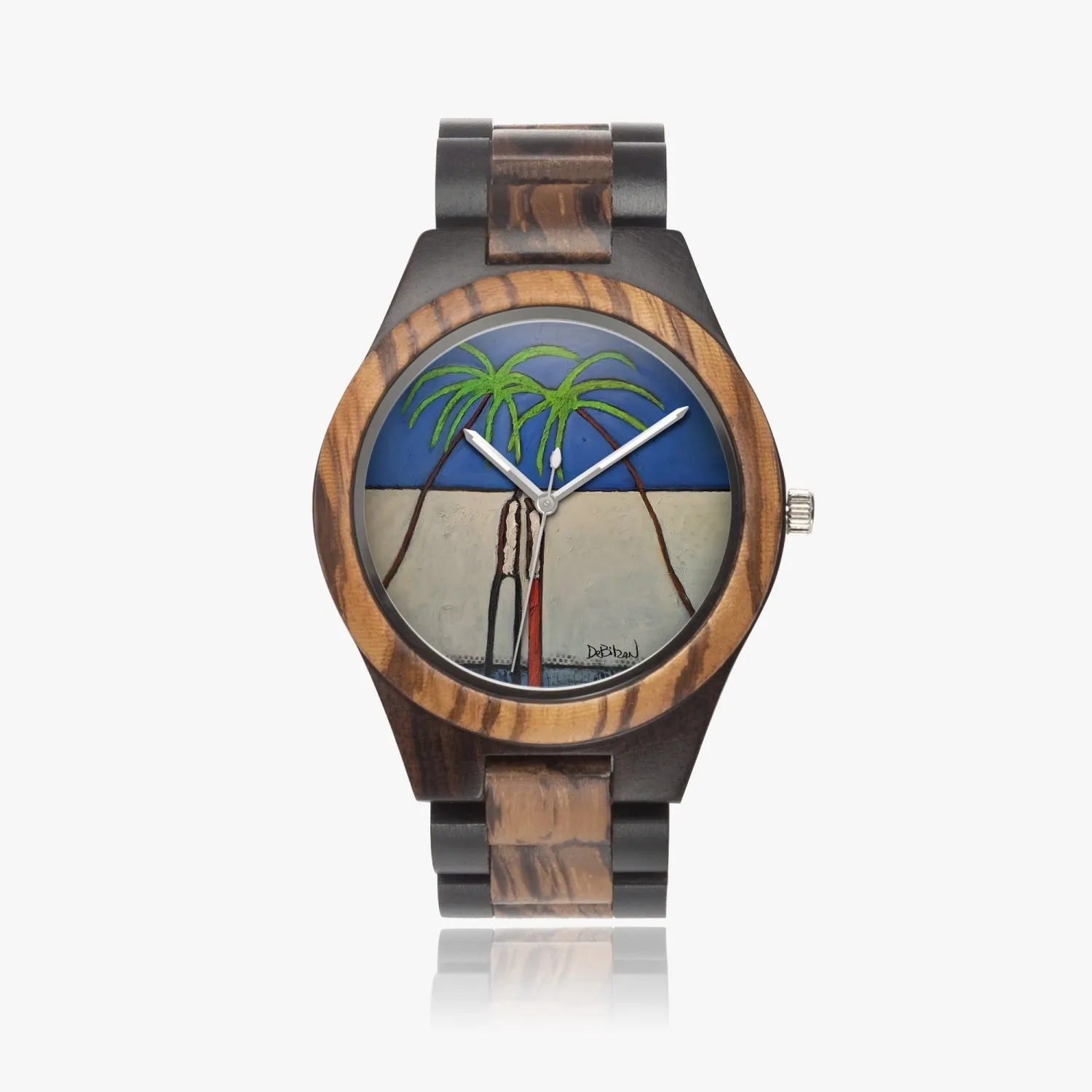 Tropical Indian Ebony Wooden Watch