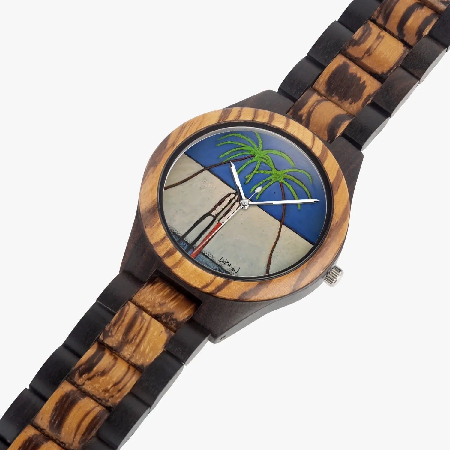 Tropical Indian Ebony Wooden Watch