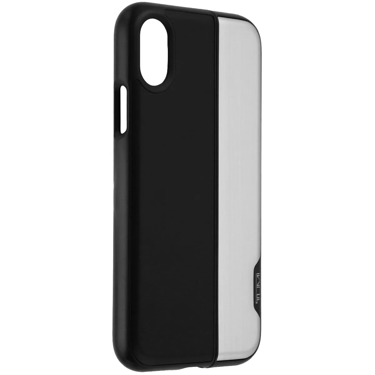 Tumi Vertical Slider Case Series Cover for Apple iPhone Xs/X - Black / Silver