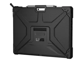 Uag Rugged Case For Microsoft Surface Pro X - Metropolis Black - Back Cover For Tablet - Rugged - Black - For Microsoft