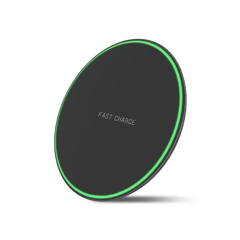 Ultra thin round QI15W wireless charger