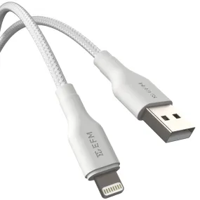 USB-A to Lightning Braided Charging & Data 1M Cable