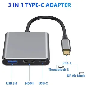 USB Type-C Hub with HDMI 4K & 100W Fast Charging: Ultimate Connectivity Hub