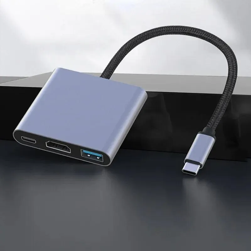 USB Type-C Hub with HDMI 4K & 100W Fast Charging: Ultimate Connectivity Hub