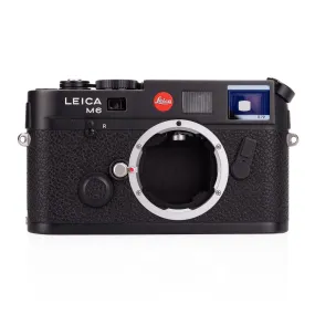 Used Leica M6 TTL 0.72, black chrome (MP Finder) with Hand Grip - Recent Leica Wetzlar CLA