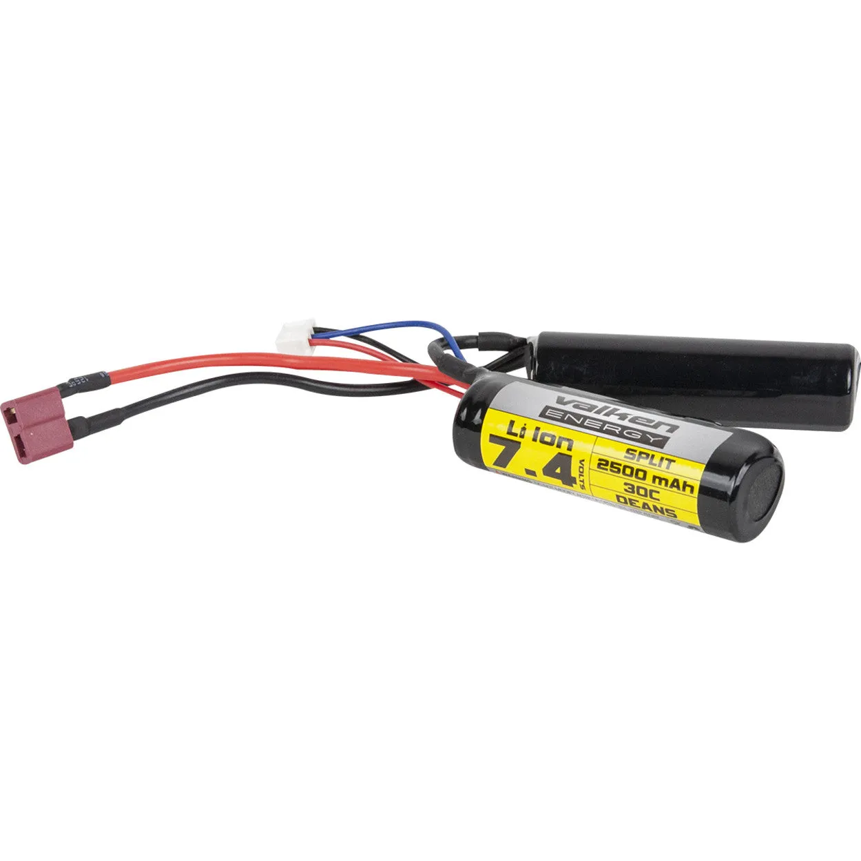 Valken Energy 7.4v 2500mAh 30c High Output Split-Type Li-Ion Battery w/ Deans