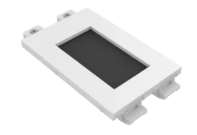 Vision Techconnect Modular Av Faceplate - Lifetime Warranty - Brush Module - Simple Double-Width Module With Hole For Pu