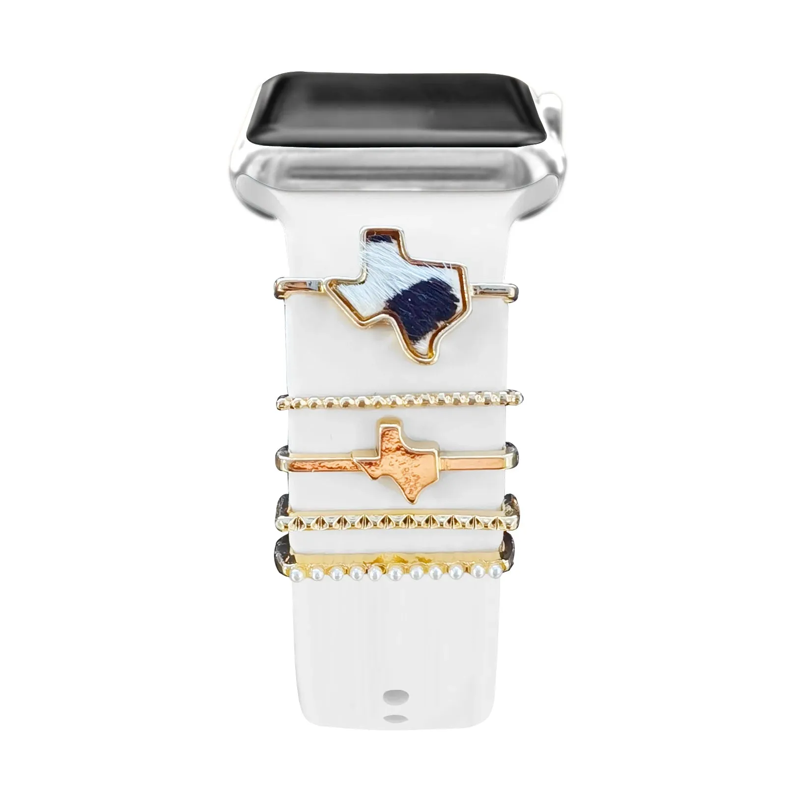 Watch Band Charms For Apple Watch Ultra band 8 7 6 3 se Diamond Jewelry Charms Accessories samsung/Huawei watch strap 20/22mm Bracelet