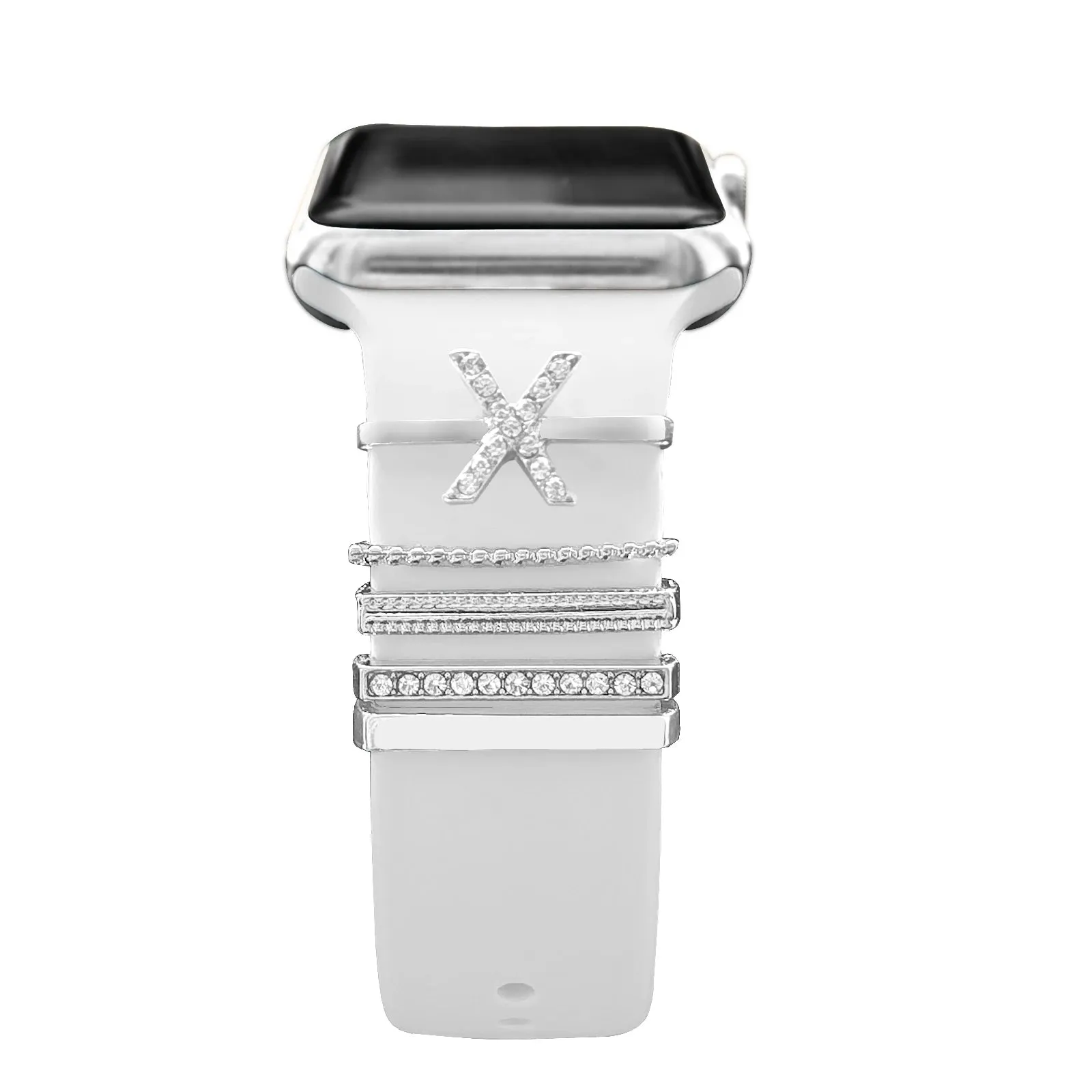 Watch Band Charms For Apple Watch Ultra band 8 7 6 3 se Diamond Jewelry Charms Accessories samsung/Huawei watch strap 20/22mm Bracelet