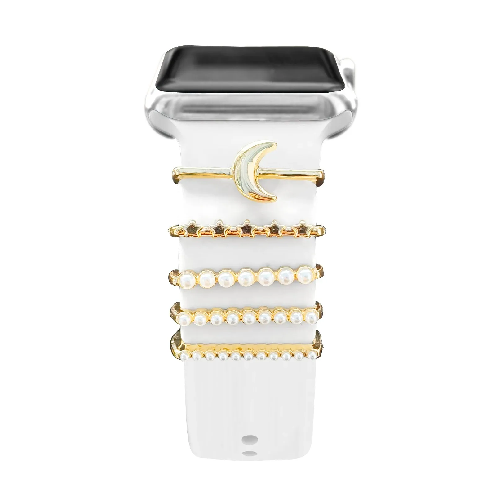 Watch Band Charms For Apple Watch Ultra band 8 7 6 3 se Diamond Jewelry Charms Accessories samsung/Huawei watch strap 20/22mm Bracelet