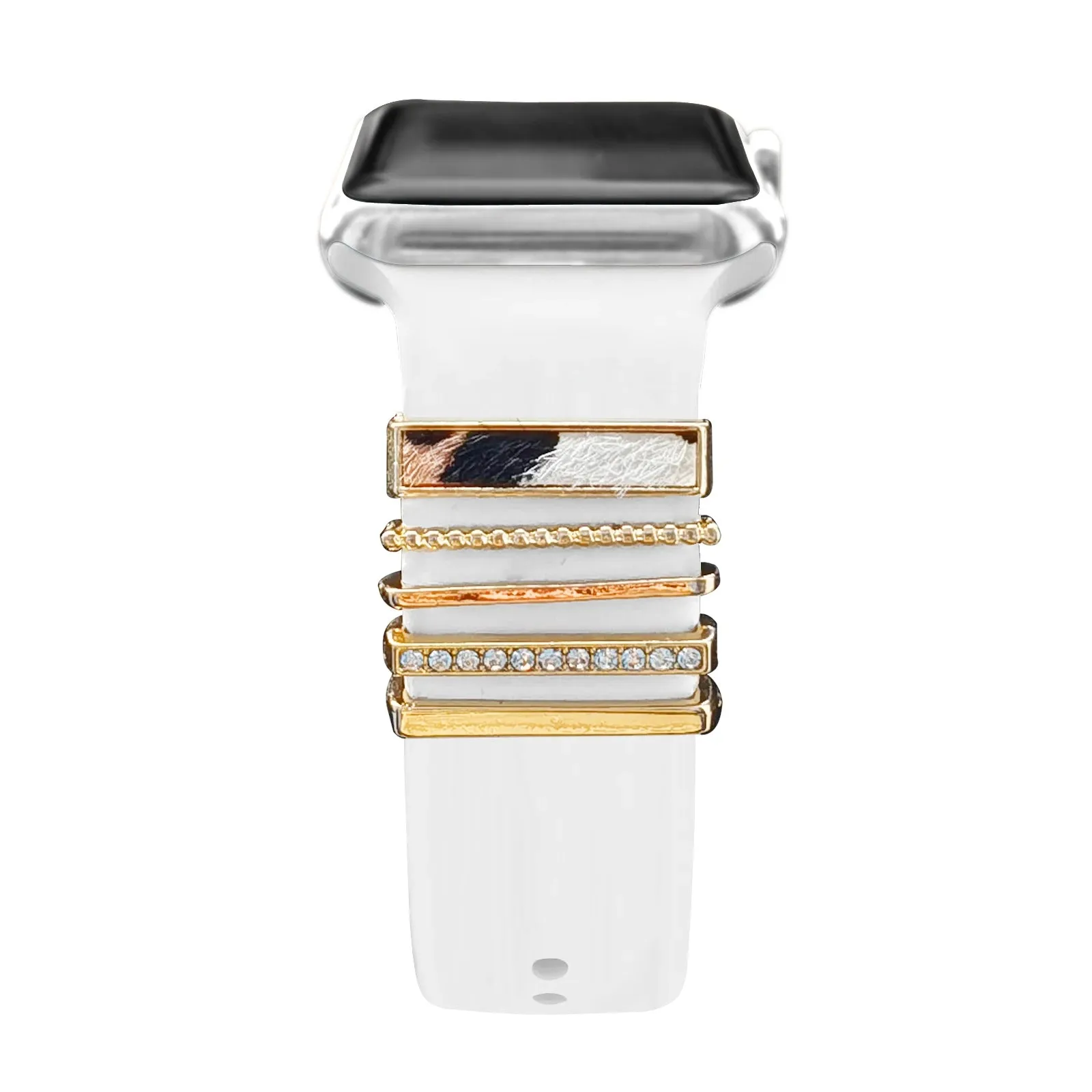 Watch Band Charms For Apple Watch Ultra band 8 7 6 3 se Diamond Jewelry Charms Accessories samsung/Huawei watch strap 20/22mm Bracelet