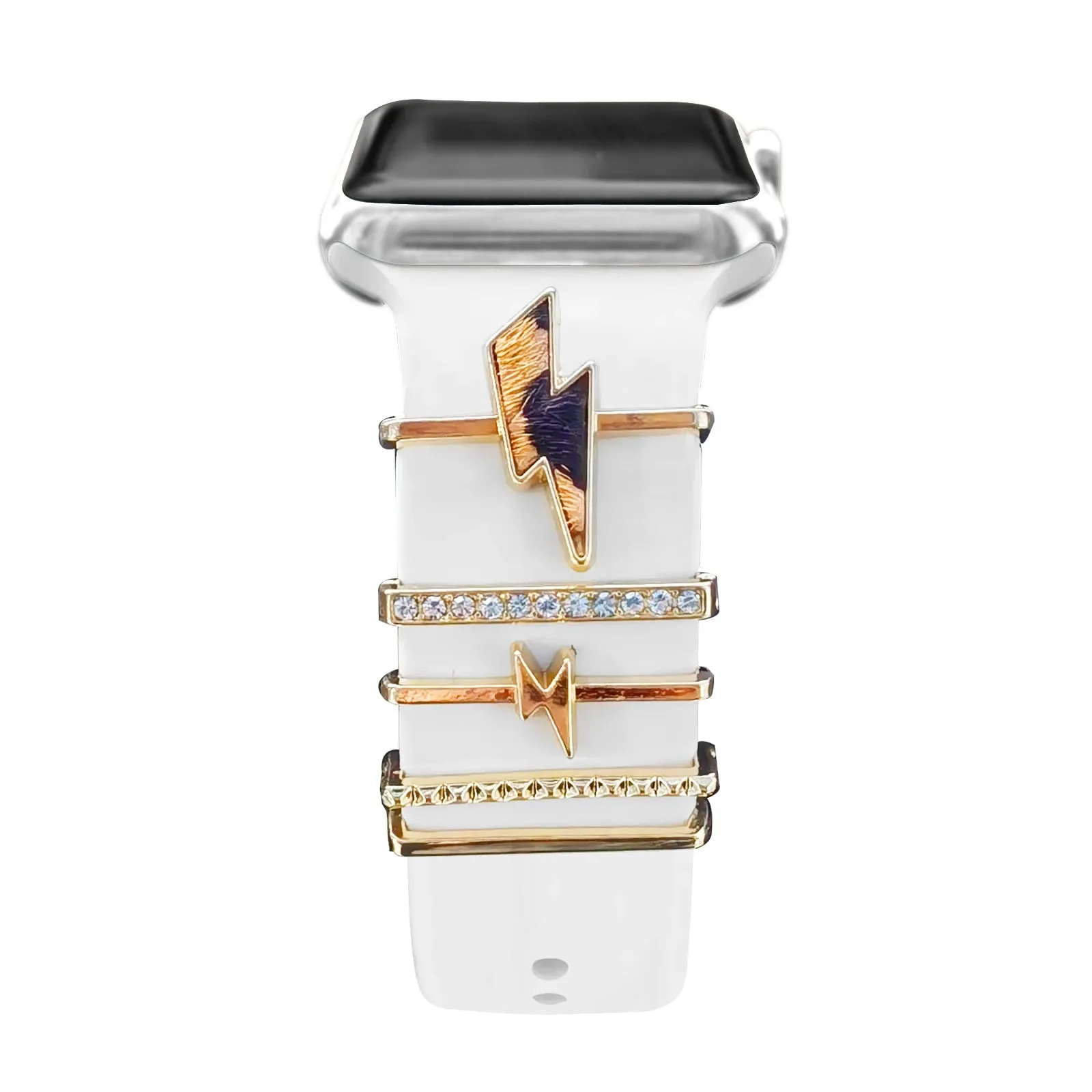 Watch Band Charms For Apple Watch Ultra band 8 7 6 3 se Diamond Jewelry Charms Accessories samsung/Huawei watch strap 20/22mm Bracelet