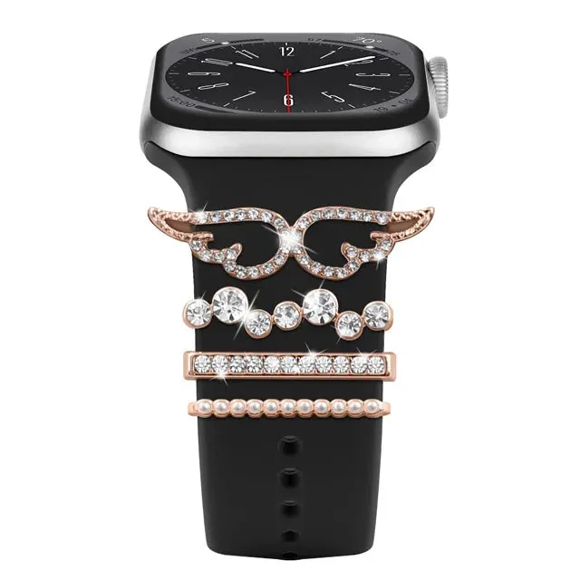 Watch Band Charms For Apple Watch Ultra band 8 7 6 3 se Diamond Jewelry Charms Accessories samsung/Huawei watch strap 20/22mm Bracelet