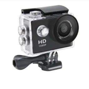 Waterproof Action Camera 1080p HD USB 12MP Wide Angle Lens