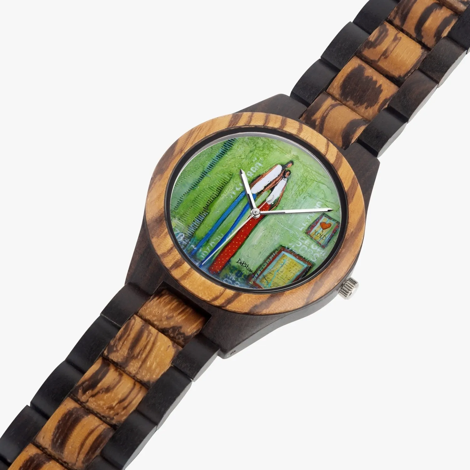 Where would i be Indian Ebony Wooden Watch