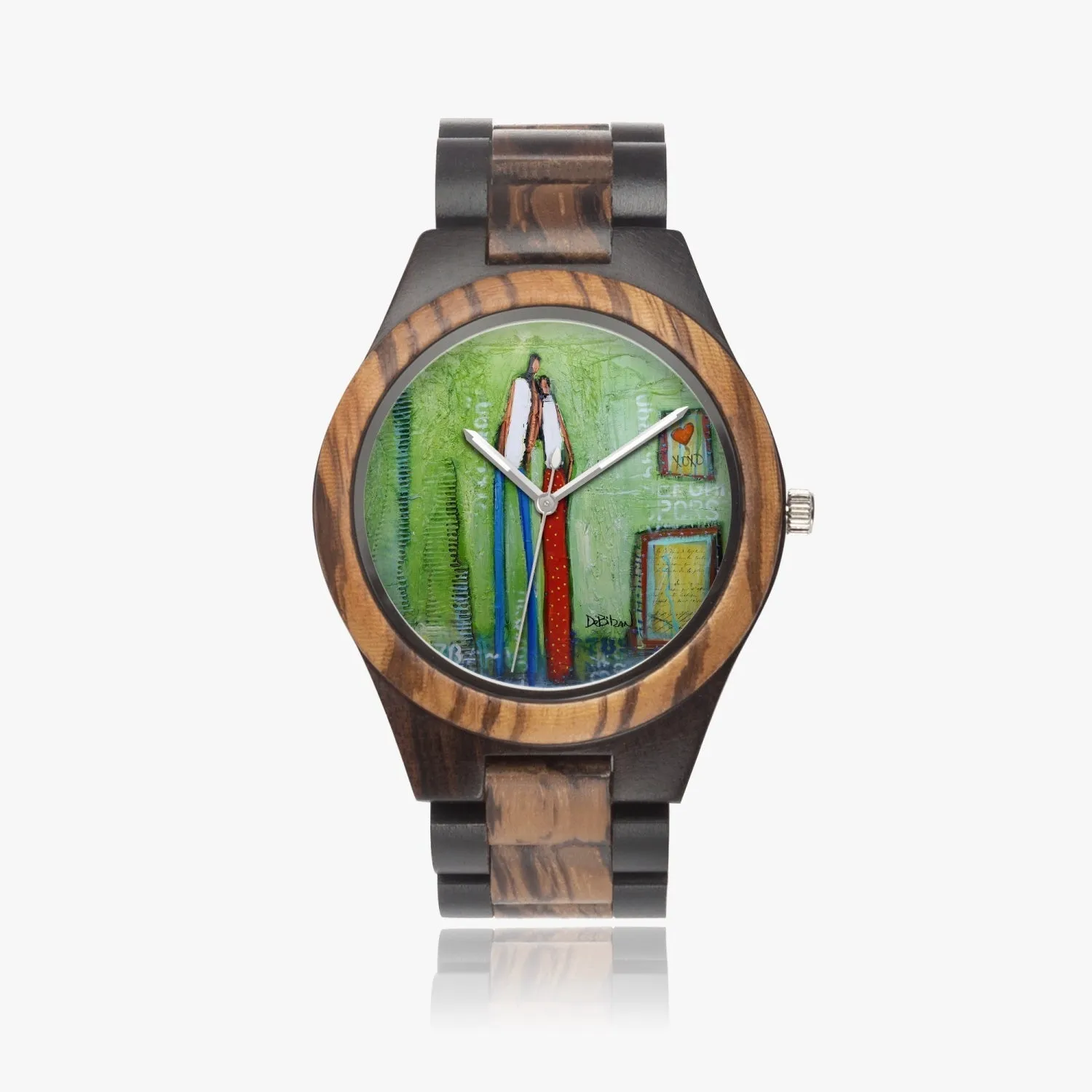 Where would i be Indian Ebony Wooden Watch