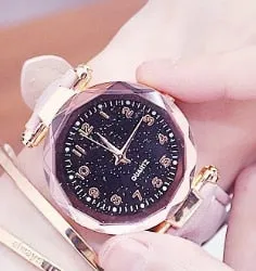 Women Watch Rhinestone Romantic Starry Sky WristWatch Fashion Ladies Leather Watch Clock for Women Relogio Feminino Montre Femme