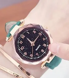 Women Watch Rhinestone Romantic Starry Sky WristWatch Fashion Ladies Leather Watch Clock for Women Relogio Feminino Montre Femme