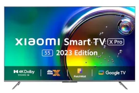 Xiaomi 138 cm (55 inches) X Pro 4K Dolby Vision IQ Series Smart Google TV L55M8-5XIN (Black)