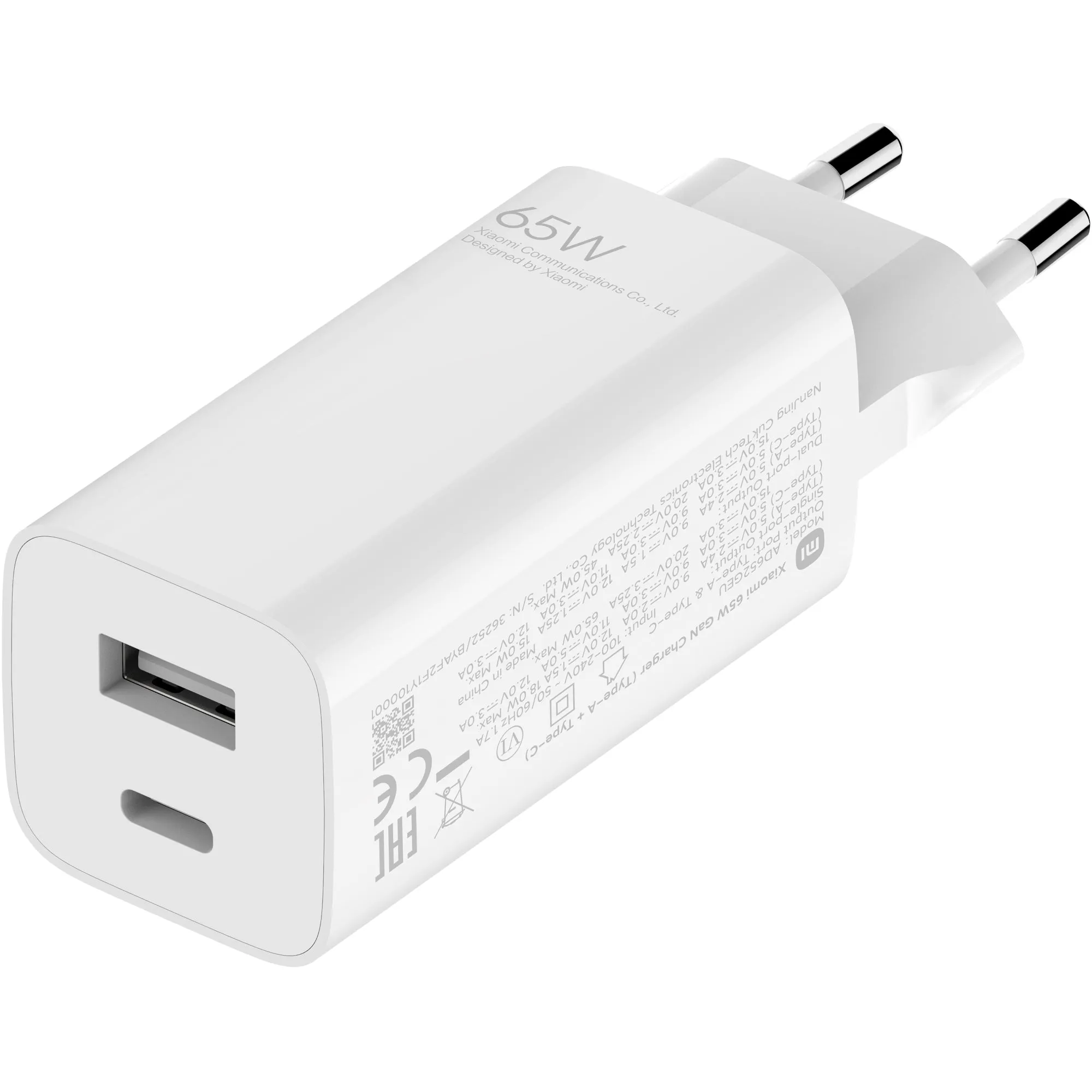 Xiaomi 65W GaN Charger (Type-A   Type-C)