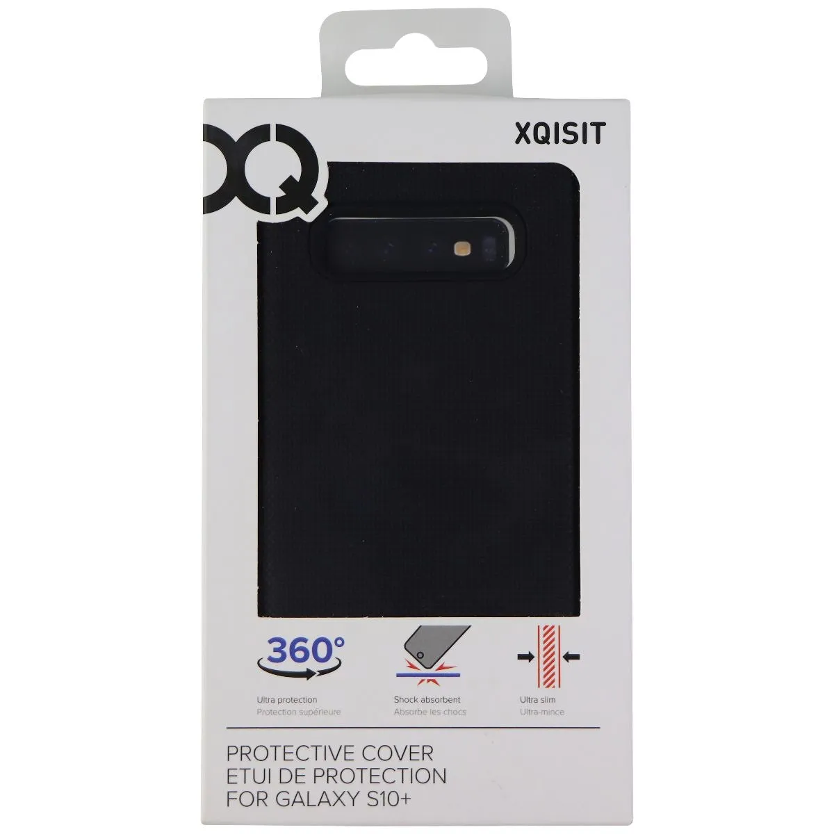 Xqisit Protective Hard Cover for Samsung Galaxy (S10 ) - Black