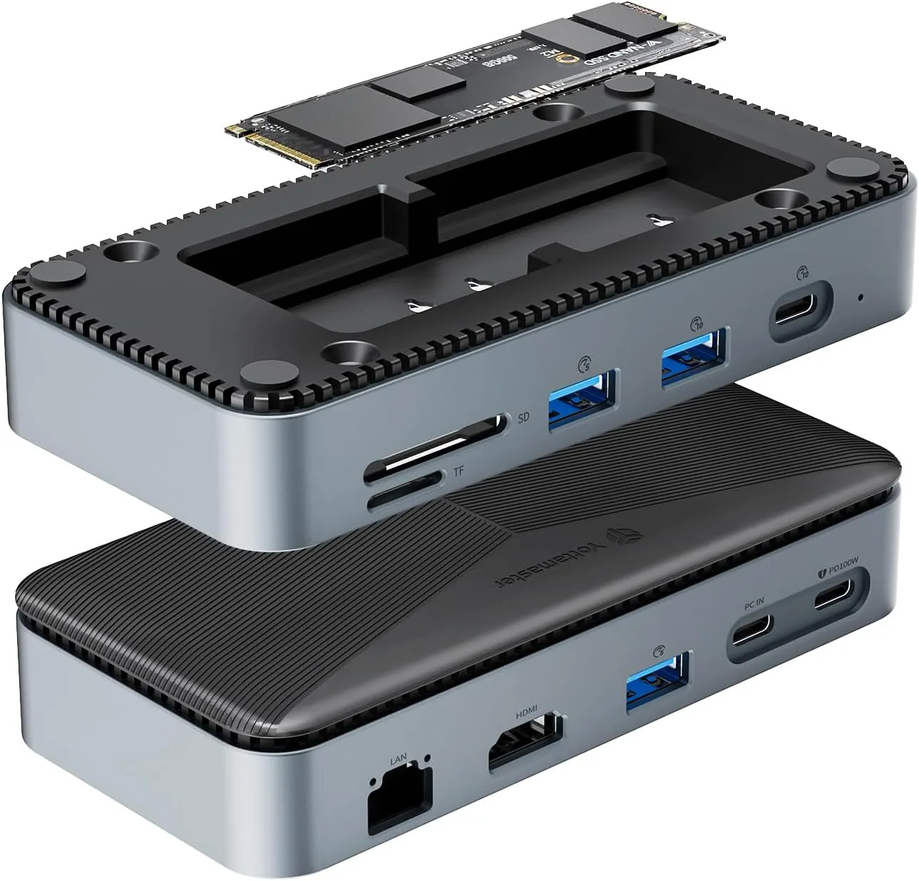 Yottamaster 10-in-1 USB-C Hub with SSD Enclosure