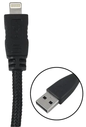 Zenith PM1003U8BB Lightning Cable, USB, Black, 3 ft L :CD: QUANTITY: 1