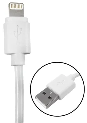 Zenith PM1003U8W Lightning Cable, USB, White, 3 ft L :CD: QUANTITY: 1